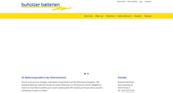 Desktop Screenshot of buholzer-batterien.ch